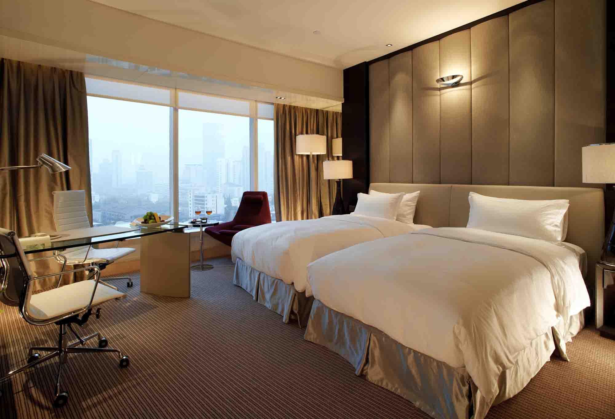 Hilton Shanghai City Center -Steps From Iconic Landmarks Wukang Mansion And Jing'An Temple Rum bild