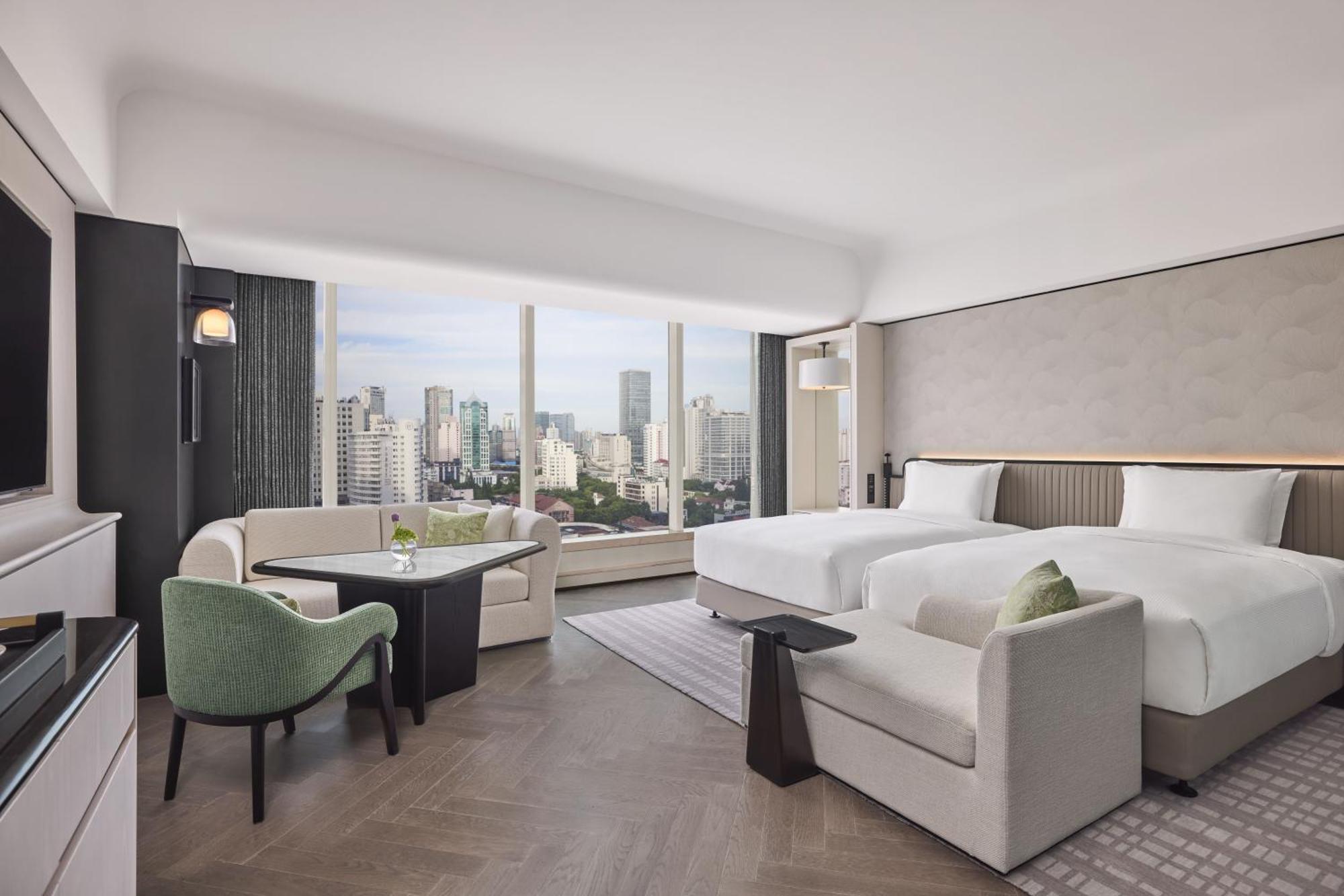 Hilton Shanghai City Center -Steps From Iconic Landmarks Wukang Mansion And Jing'An Temple Exteriör bild
