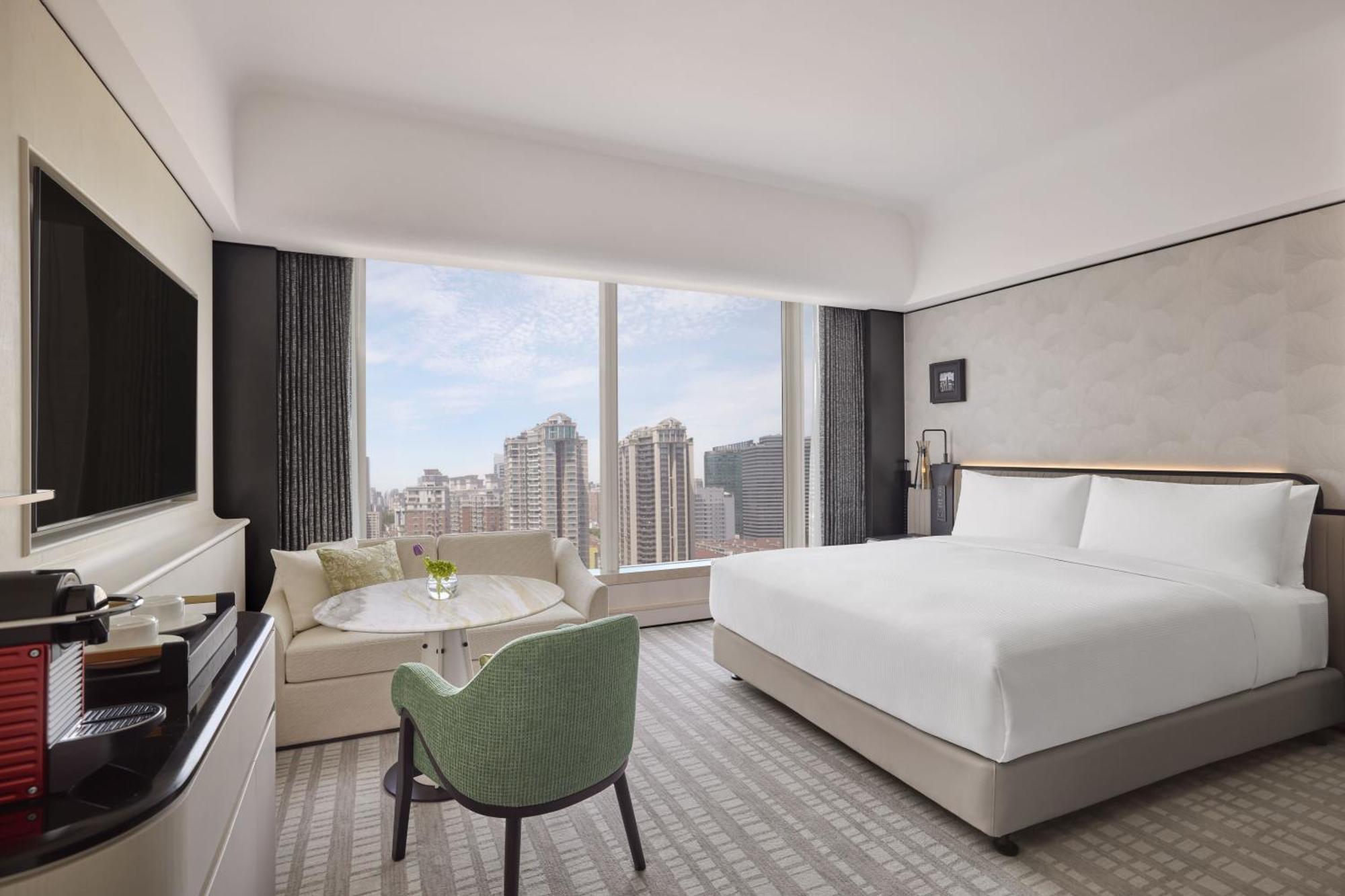 Hilton Shanghai City Center -Steps From Iconic Landmarks Wukang Mansion And Jing'An Temple Rum bild